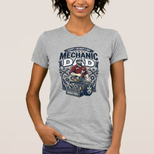 T-shirt Chemise de Mécanicien de la Fête des Pères Papa Dr