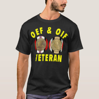 T-shirt Chemise de médaille d'OEF et d'OIF