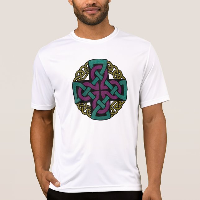 T-shirt Chemise de médaillon (Devant)