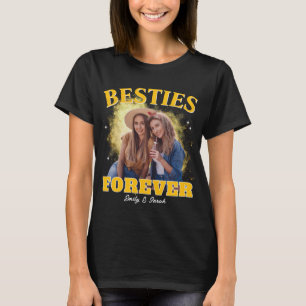 T-shirt Chemise de meilleurs amis personnalisée avec photo