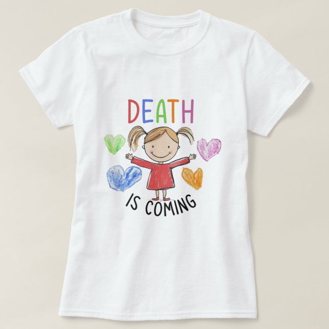 T-shirt Chemise de mème drôle sans charnière (Design devant)