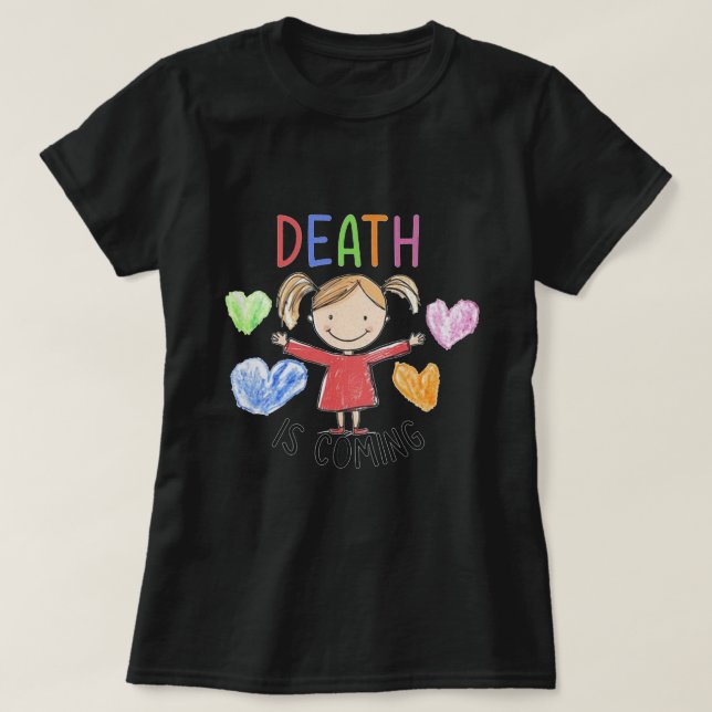 T-shirt Chemise de mème drôle sans charnière (Design devant)
