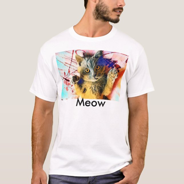 T-shirt Chemise de Meow (Devant)