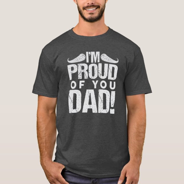 T-shirt Chemise de message papa émotionnel (Devant)