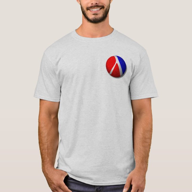 T-shirt Chemise de méta de raquette (Devant)