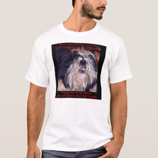 T-shirt Chemise de misère de race de moulins de chiot