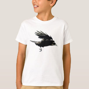 T-shirt Chemise de mode Flying Black CROW Art