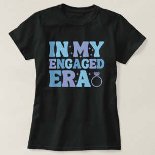 T-shirt Chemise de mon ère fiancée, Chemise de future Mme 