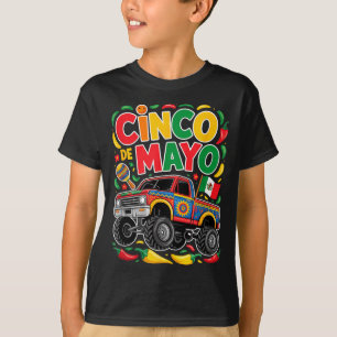 T-shirt Chemise de monstre de cinq de mayo drôle de chili