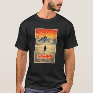 T-shirt chemise de montagne de pingouin
