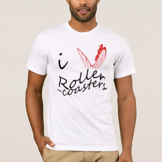 T-shirt chemise de montagnes russes