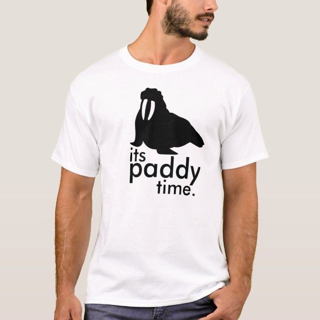 T-shirt chemise de morse ! (Devant)