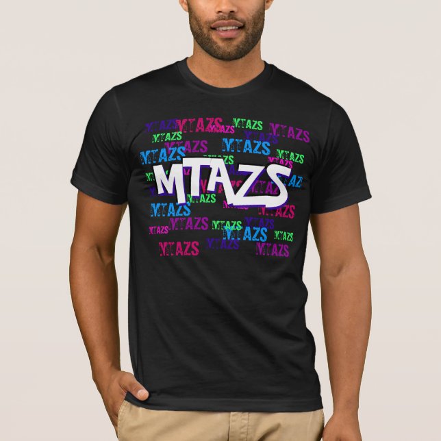 T-shirt Chemise de motif de MTAZS (hommes et femmes) (Devant)