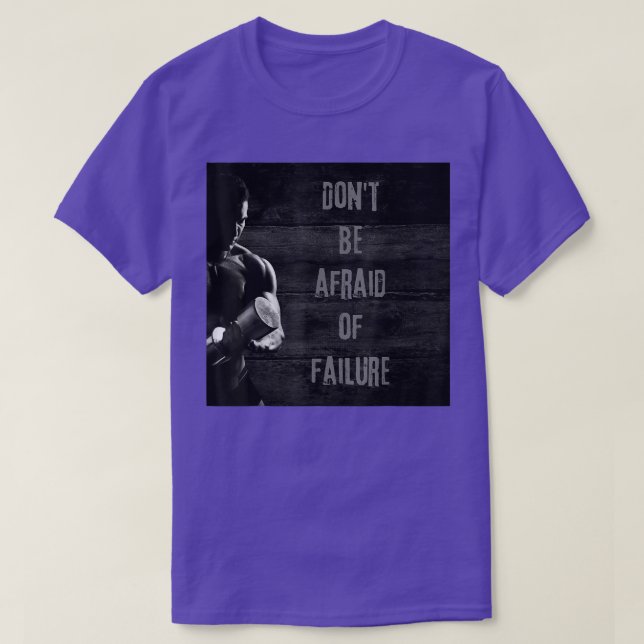 T-shirt chemise de motivation sportive (Design devant)