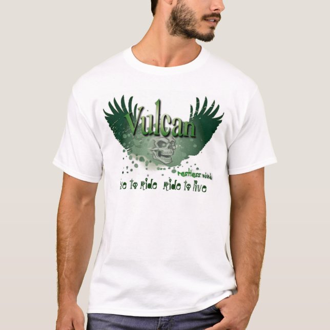 T-shirt Chemise de moto de Vulcan (Devant)