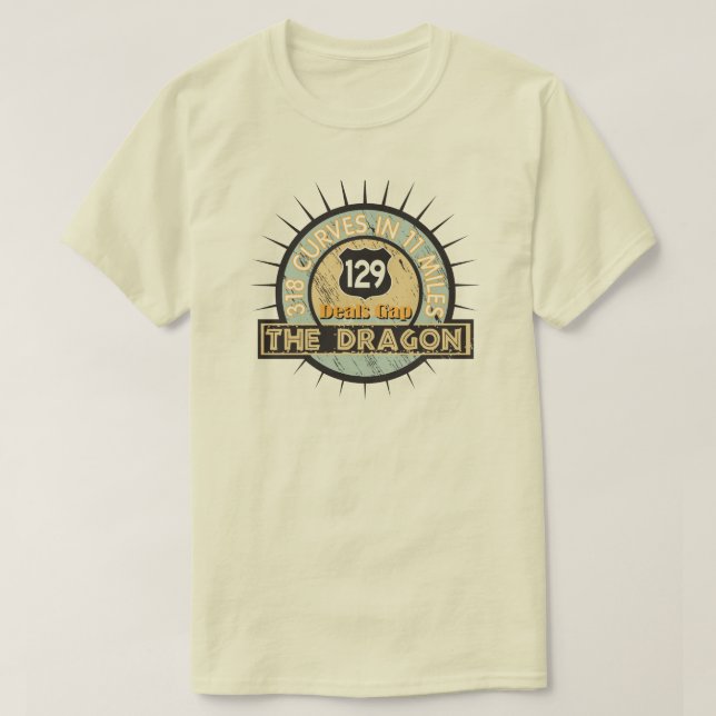 T-shirt Chemise de moto le dragon - affaires Gap (Design devant)