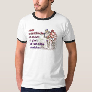 T-shirt Chemise de Motocross Dirt Bike Intimidation Dicton