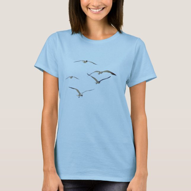 T-shirt Chemise de mouettes (Devant)