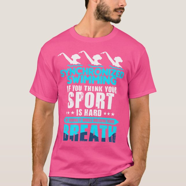 T-shirt Chemise de natation synchronisée (Devant)