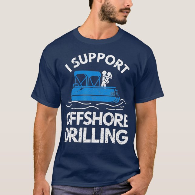 T-shirt Chemise de navigation I Support Forage Offshore TS (Devant)