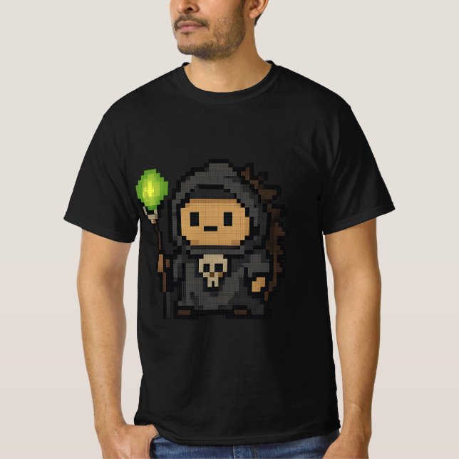 T-shirt chemise de necromancier de hérisson (Devant)