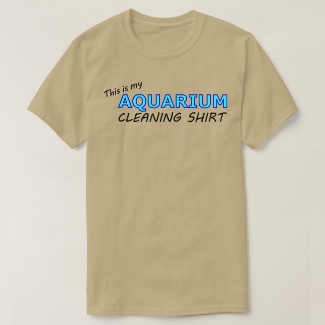T-shirt Chemise de nettoyage d'aquarium 2 (Design devant)