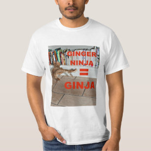 T-shirt Chemise de Ninja de gingembre