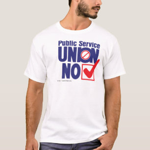 T-shirt Chemise de NO- des syndicats de service public