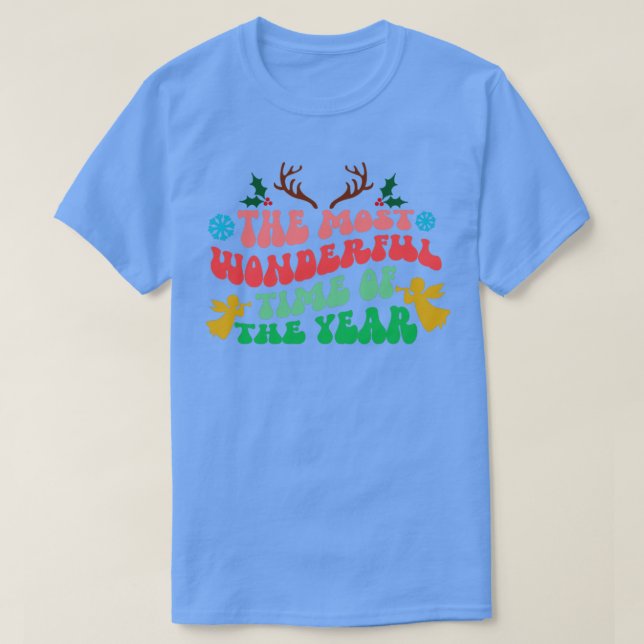 T-shirt Chemise de Noël (Design devant)