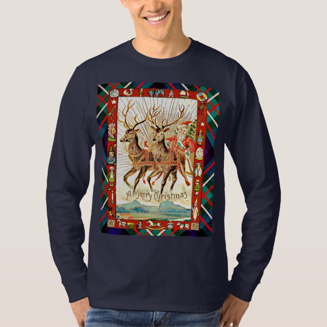 T-shirt Chemise de Noël affreuse (Devant)