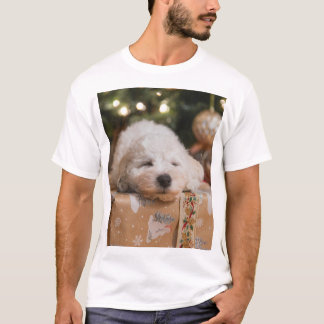 T-shirt Chemise de Noël avec jolie conception Chien