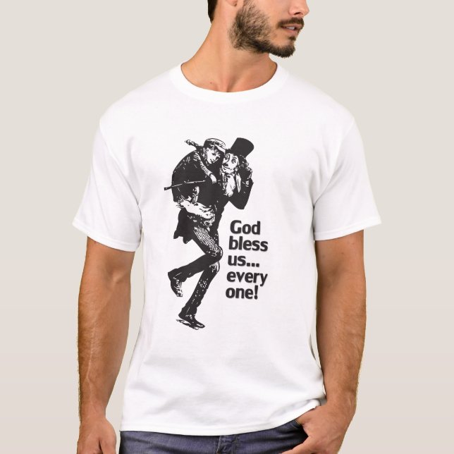 T-shirt Chemise de Noël-Cratchit (Devant)