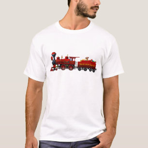 T-shirt chemise de noël de l'express du pôle nord