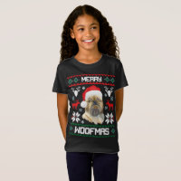 Chemise de Noël de Woofmas de chien de griffon de