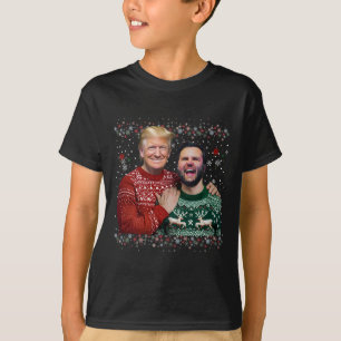 T-shirt Chemise de Noël drôle et laide Trump Vance Brother
