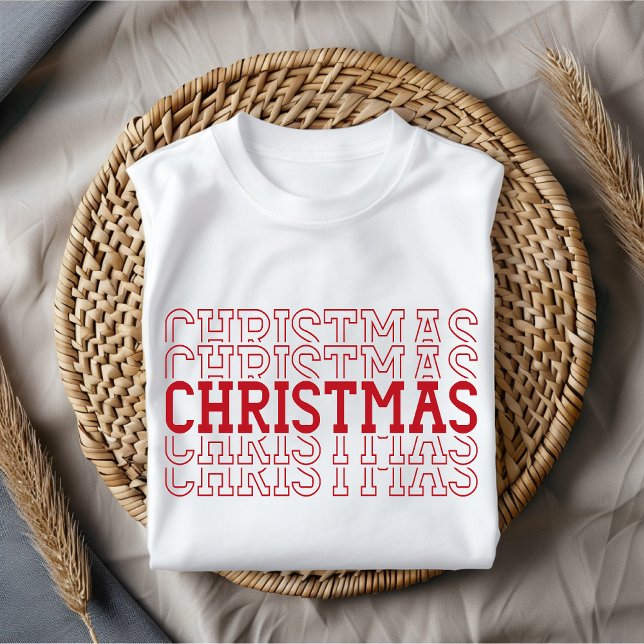 T-shirt Chemise de Noël Joyeux chemise de Noël pour la fam (christmas shirt, merry christmas shirt, christmas vibes shirt, festive christmas shirt, christmas)