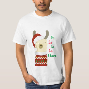T-shirt Chemise de Noël Llama