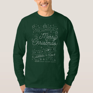 T-shirt Chemise de Noël longue nuit pour hommes