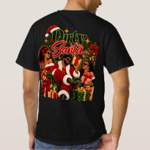 Chemise de Noël pour Afro-Américain Dirty Santa