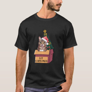 T-shirt Chemise de Noël pour chats Ornements drôles Pyjama