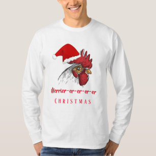 T-shirt Chemise de Noël pour hommes Merrier-er-er-er Noël