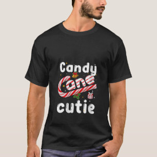 T-shirt Chemise de Noël pour Sucre de canne femme Cutie po