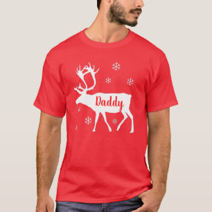 T-shirt Chemise de Noël Reindeer Daddy