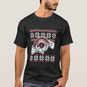 T-shirt Chemise de Noël Ugly Auto Mécanicien Voiture Diese