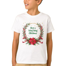 Chemise de Noël Woof Woof - Texte personnalisable