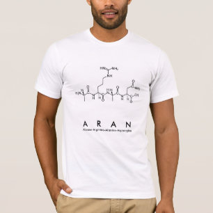 T-shirt Chemise de nom de peptide Aran M
