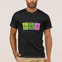 Chemise de nom de table périodique Aubin