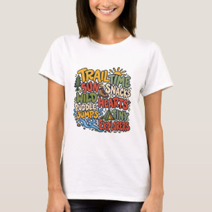 T-shirt Chemise de nouveauté mignonne – Trail Time