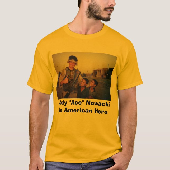 T-shirt Chemise de Nowacki de "as" d'Andy (Devant)