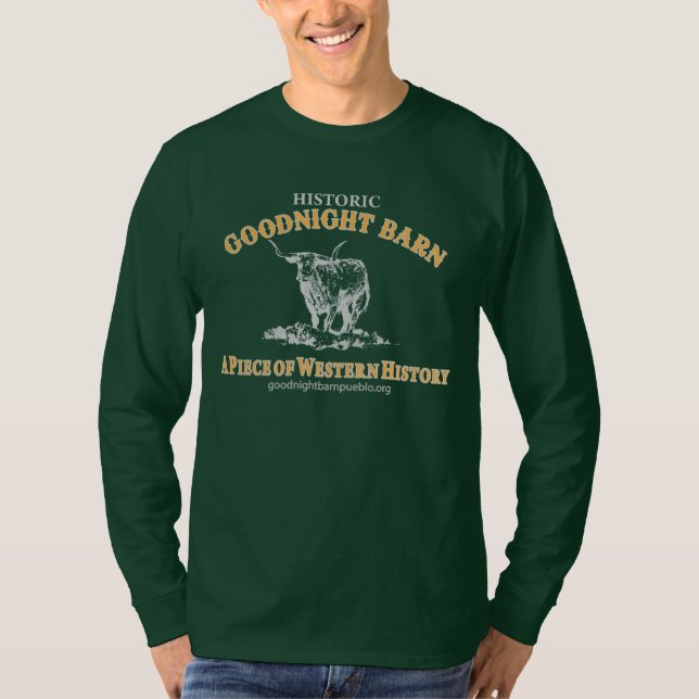 T-shirt Chemise de nuit Goodnight Barn à manches longues (Devant)